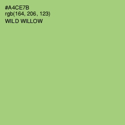 #A4CE7B - Wild Willow Color Image